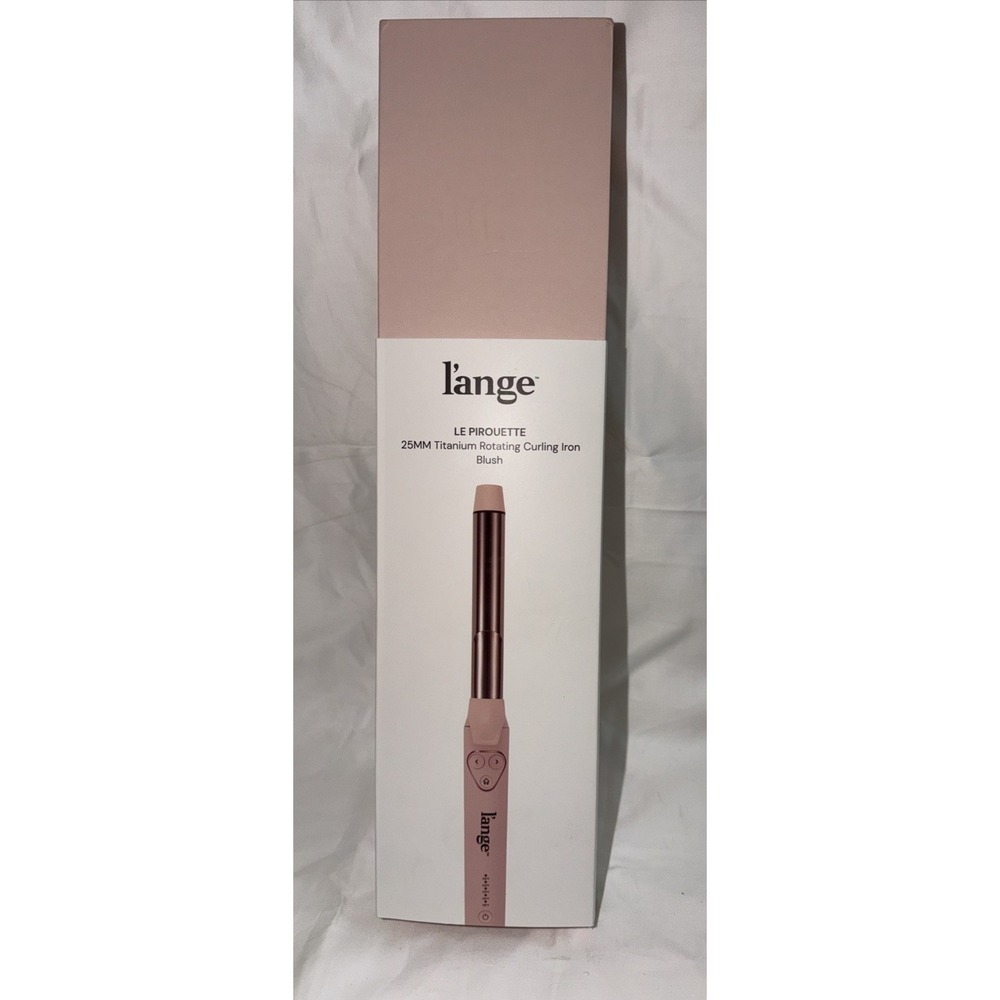 l'ange Blush 25mm 1" Le Pirouette Titanium Rotating Curling Iron